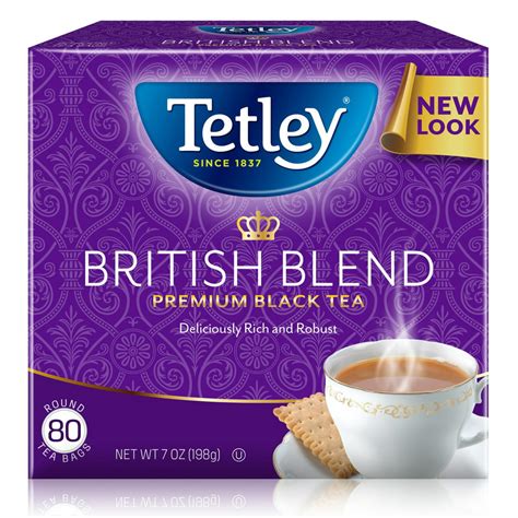 Tetley British Blend Premium Black Tea Bags 80 Ct