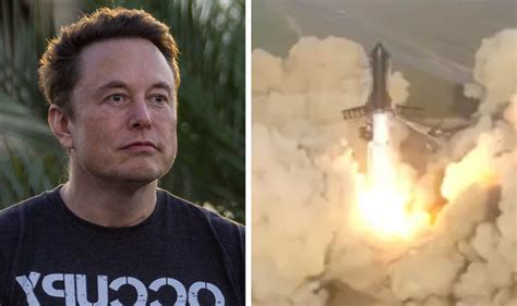 watch elon musk s spacex starship rocket launches successfully but explodes in the air minutes