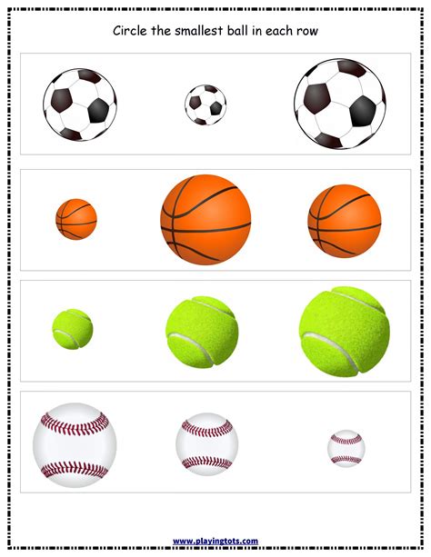 10 Ball Worksheet Preschool Ballworksheetpreschool Check More At