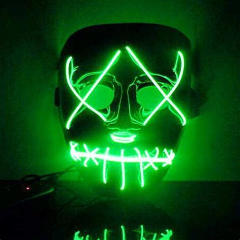 Buy Party Mask Led Light Up Funny Masks The Purge