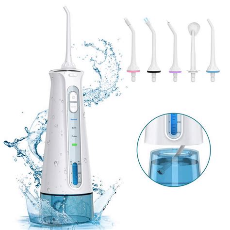 Bestope Water Flosser Cordless Dental Irrigator Rechargeable Teeth