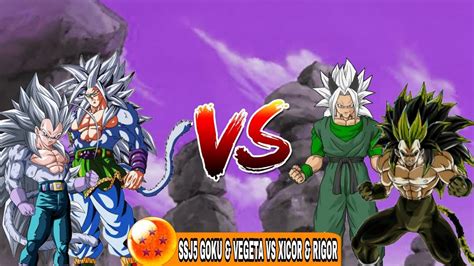 Super Saiyan 5 Goku And Vegeta Vs Xicor And Rigor Dragon Ball Z Budokai