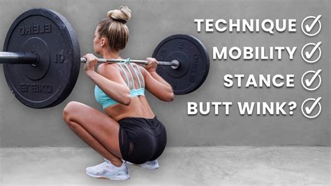 How To Get A Perfect Squat Fix Mistakes Technique Mobility Butt