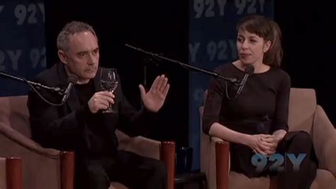 Watch Ferran Adri Drop Some Philosophy About Water Eater
