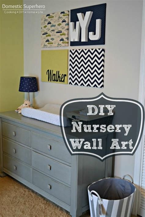 Diy Home Crafts Diy Nursery Wall Art And A Nursery Tour Diy Nursery
