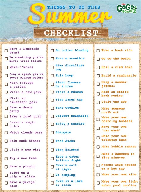 Live Playfully 50 Ways To Have The Best Summer Ever Summer Fun List Packing List Beach