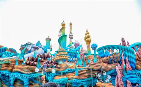Chiba Japan Mermaid Lagoon Attraction In Tokyo Disneysea Located In