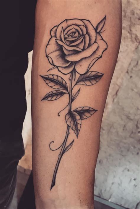 Just Simple And Beautiful Rose Tattoo Ideas That Are Too Pretty For