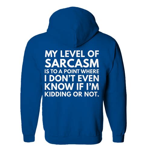 my level of sarcasm is to sassy zip hoodie outfit women funny sayings