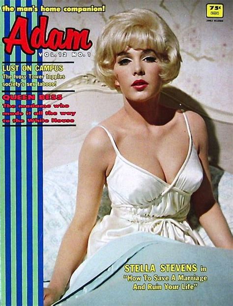 Adam Magazine With Stella Stevens 1968 Stella Stevens Actresses
