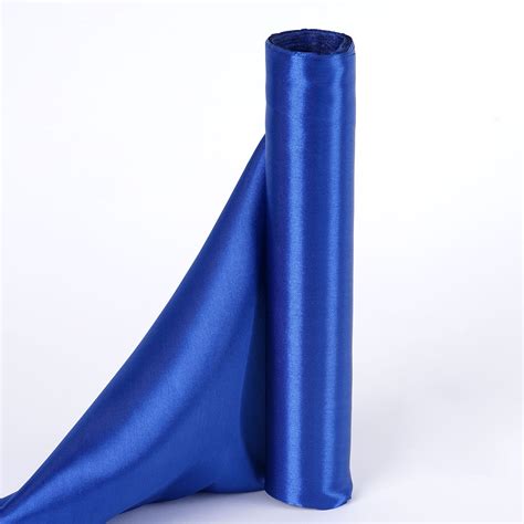 Buy 12x10 Yards Royal Blue Satin Fabric Bolt At Tablecloth Factory