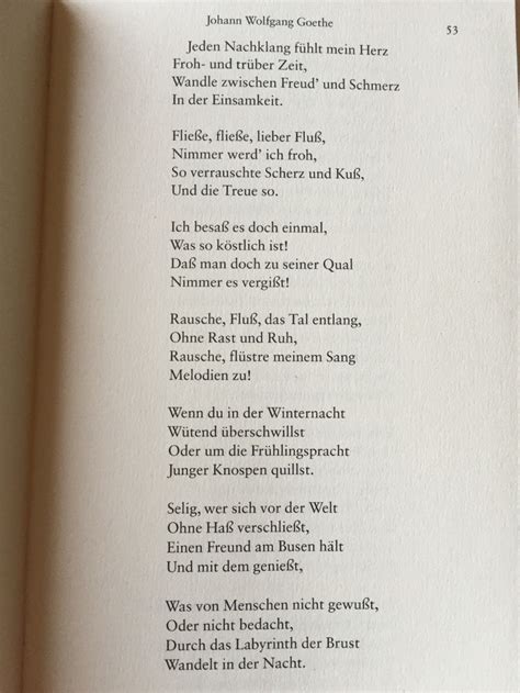 Deutsche Lyrik Von Damals Und Heute Zitate Aus Gedichten Gedichte Und Spr Che Goethe Zitate