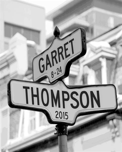 Personalized Intersection Street Sign T Names Or Address Custom For