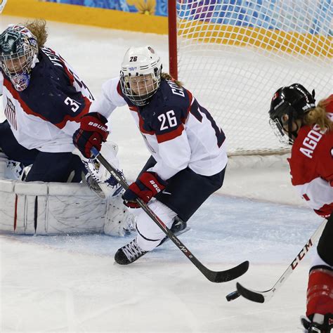canada vs usa women s hockey gold medal game stars to watch in 2014 olympics news scores