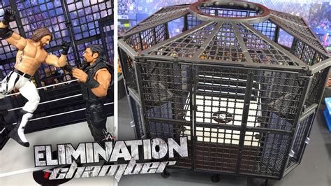 Wwe Figure Elimination Chamber Playset Review Youtube