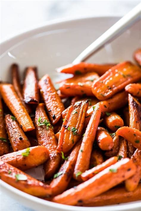 Oven Roasted Carrots With Maple Cinnamon Isabel Eats
