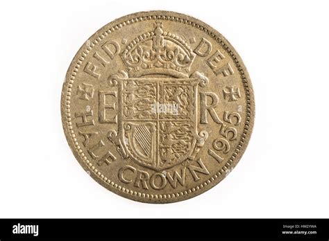 Old British Coins Half Crown Hi Res Stock Photography And Images Alamy