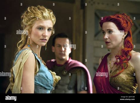 Viva Bianca Lucy Lawless Spartacus Blood And Sand Stock Photo