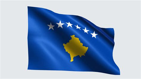 Kosovo, officially the republic of kosovo, is a partially recognised state in southeastern europe. Flag Of The Kosovo Stock Footage Video 2579756 - Shutterstock