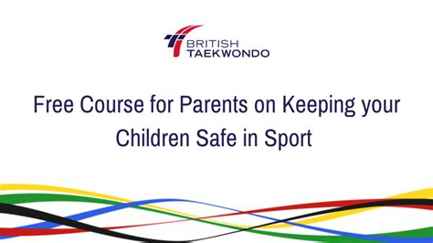 Keeping Children Safe In Sport British Taekwondo
