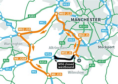 M56 Junction 6 To 8 Smart Motorway National Highways