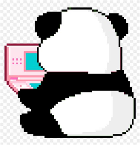 Panda Gaming Nintendo Aesthetic Kawaii Anime Art Sticke Cute Animated Panda  Free