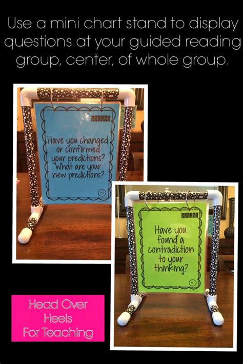 Build This Mini Anchor Chart Holder For Guided Reading Groups Center
