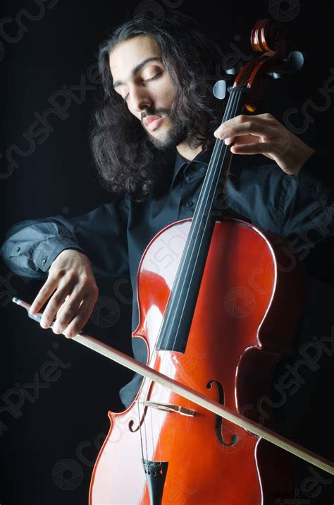 Man Playing The Cello Stock Photo 463296 Crushpixel