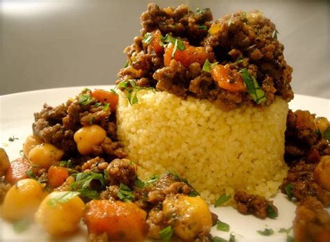 Moroccan Spiced Beef Over Couscous Spiced Beef Food Cravings