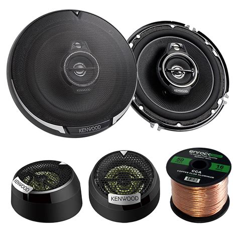 2 Pairs Car Speaker Package Of 2x Kenwood Kfc1695ps 6 12 3 Way 320