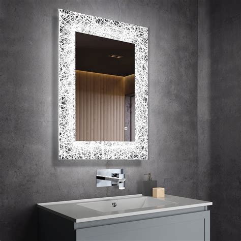Layla Illuminated Led Mirror 800x600mm Led Mirror Mirror Stylish Bathroom