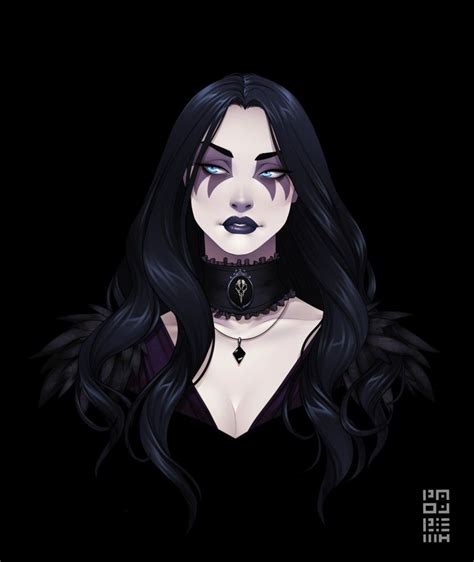 Wonderfull Gothic Woman Gothic Characters Character Portraits