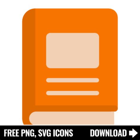 Free Orange Book Svg Png Icon Symbol Download Image