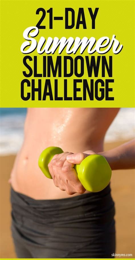 Day Summer Slim Down Challenge How To Slim Down Health Summer