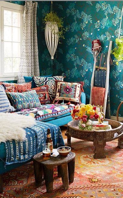 Expecting the scooby gang to show up and have their fortunes told! Boho Decor Bliss ⍕⋼ bright gypsy color & hippie bohemian ...
