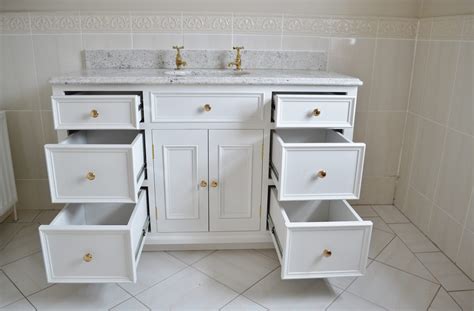 Short on storage space in small bathrooms? Deanery Bespoke Undermounted Large Bathroom Cabinet ...