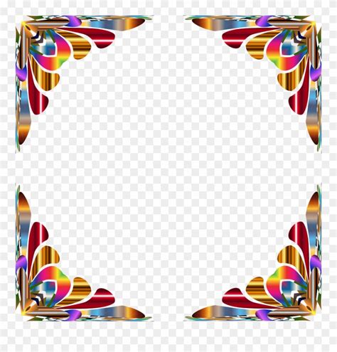Big Image Colorful Borders Clipart 768622 Pinclipart