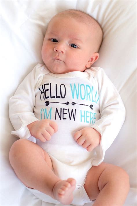 Hello World Boy Unique Baby Boy Clothes Baby Boy Onesies Baby