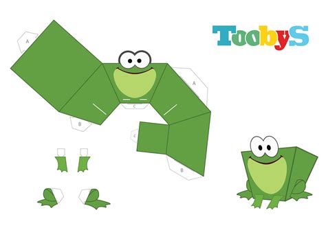 Papertoyfrogclick Toobys Juguetes De Papel Manualidades