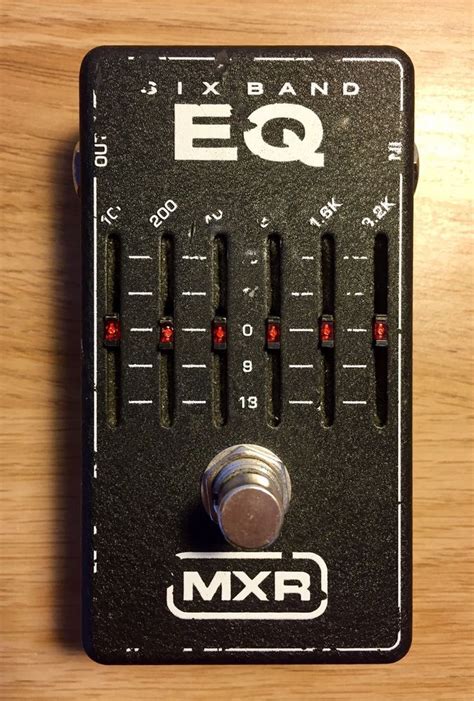 Mxr M 109 6 Band Graphic Eq Equalizer Guitar Effects Pedal Guitar