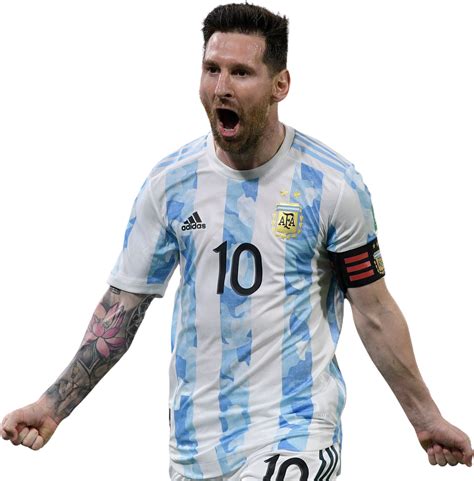 Lionel Messi Football Render Footyrenders