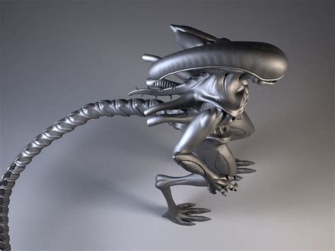 Alien Xenomorph Rigged 3d Model Rigged Cgtrader