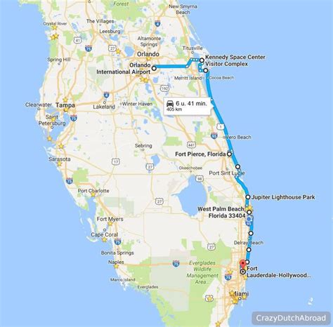 Get Map Of Florida East Coast Free Vector