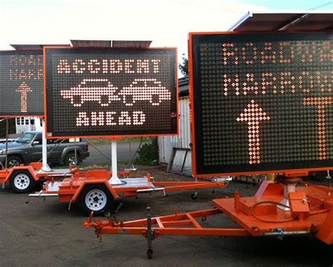 Variable Message Signs Vms Victoria Australian Portable Sign Hire