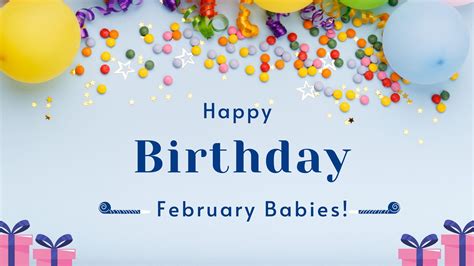 Happy Birthday February Babies By Safal Group Flipsnack