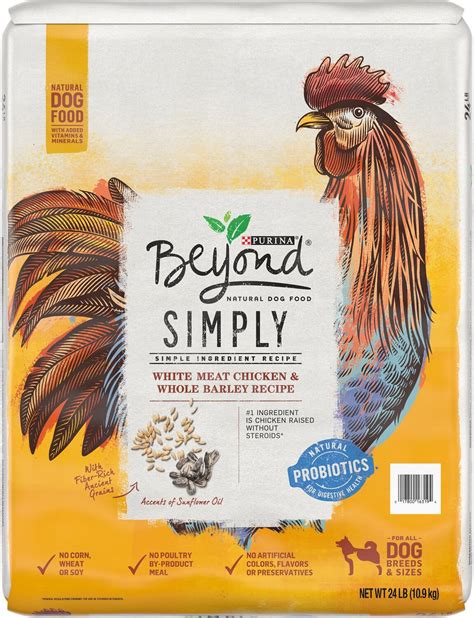 The beyond dog food line by purina is a step up from their entry level products. Purina Beyond Simply Dog Food Review | Dog Food Advisor