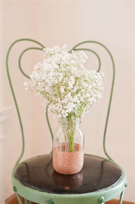 Diy Glitter Vases The Sweetest Occasion — The Sweetest Occasion