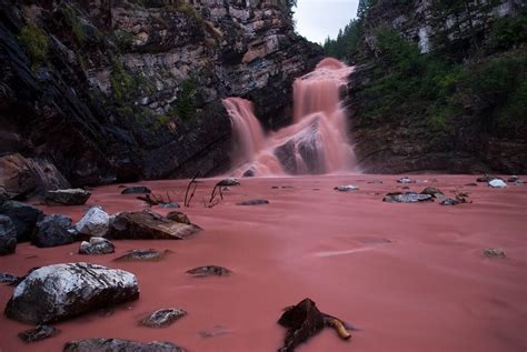 Youve Seen Waterfalls But Have You Seen Pink Waterfalls Were Not