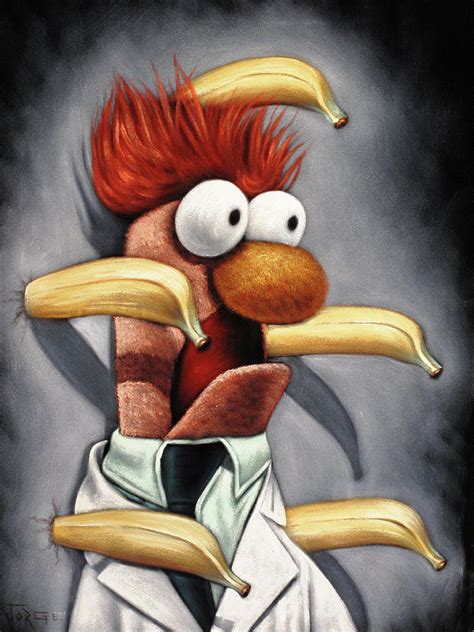 Beaker Muppet Character From The Muppet Show Painting By Jorge Terrones