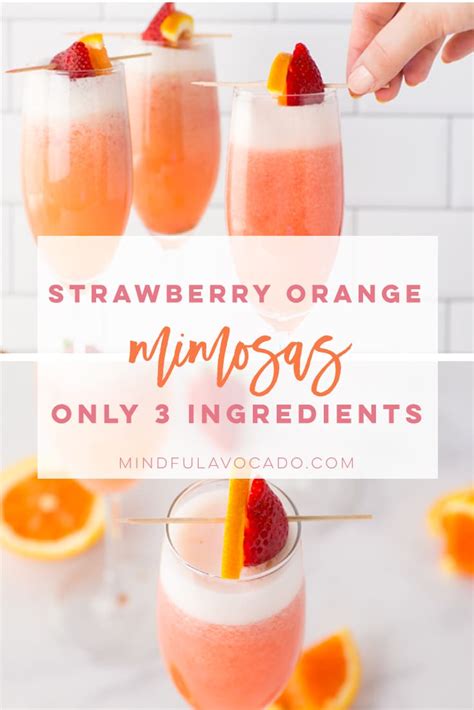 Easy Strawberry Mimosa Recipe Mindful Avocado